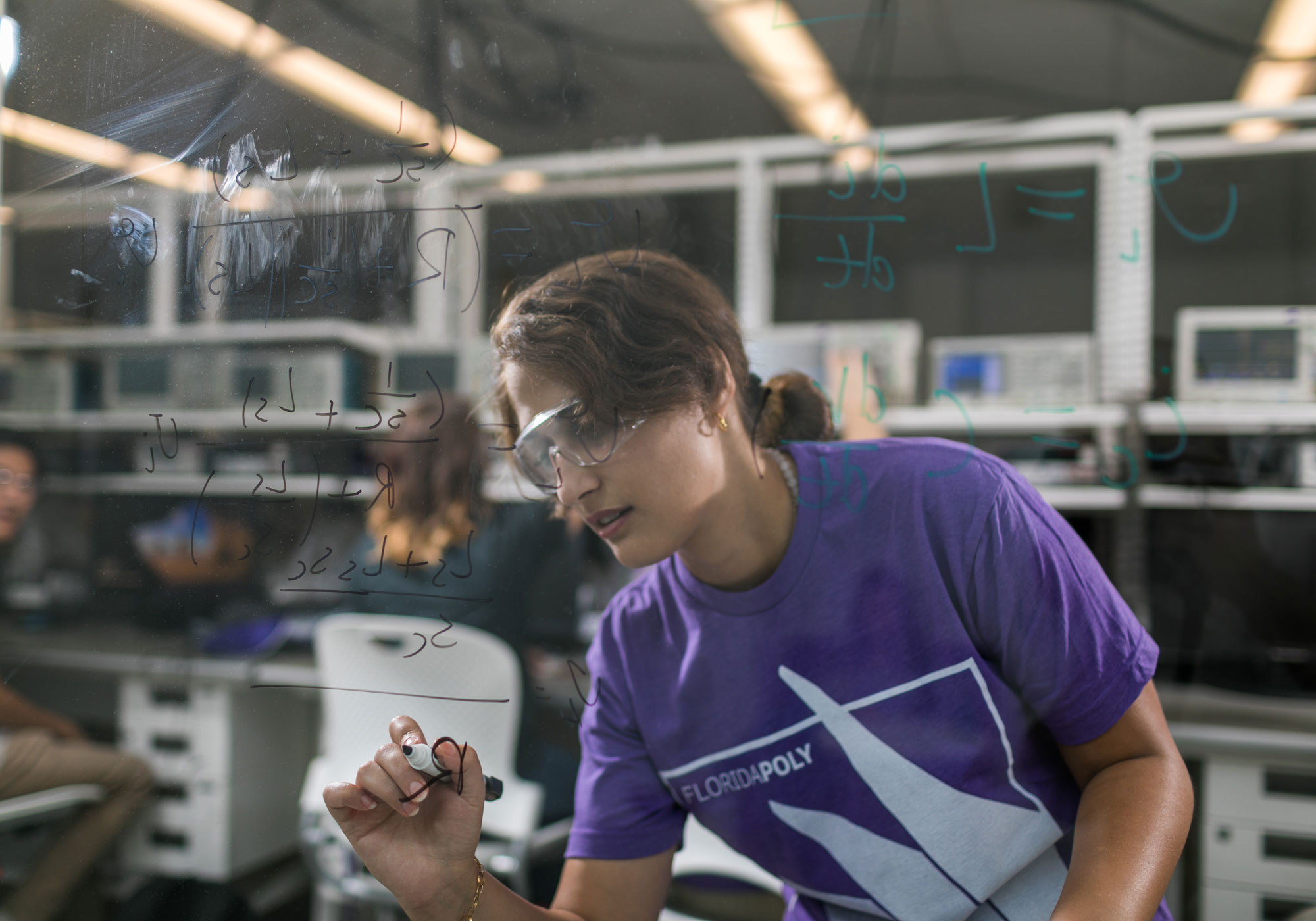 Students in lab