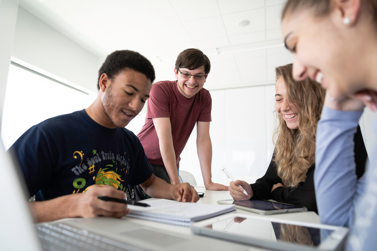 students participate in tutoring sessions
