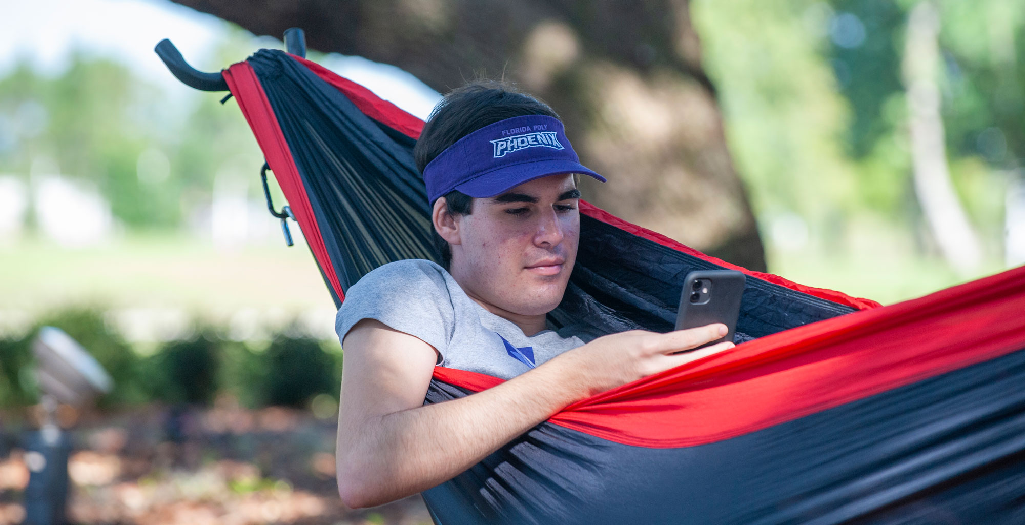 hammocking in the oak grove.