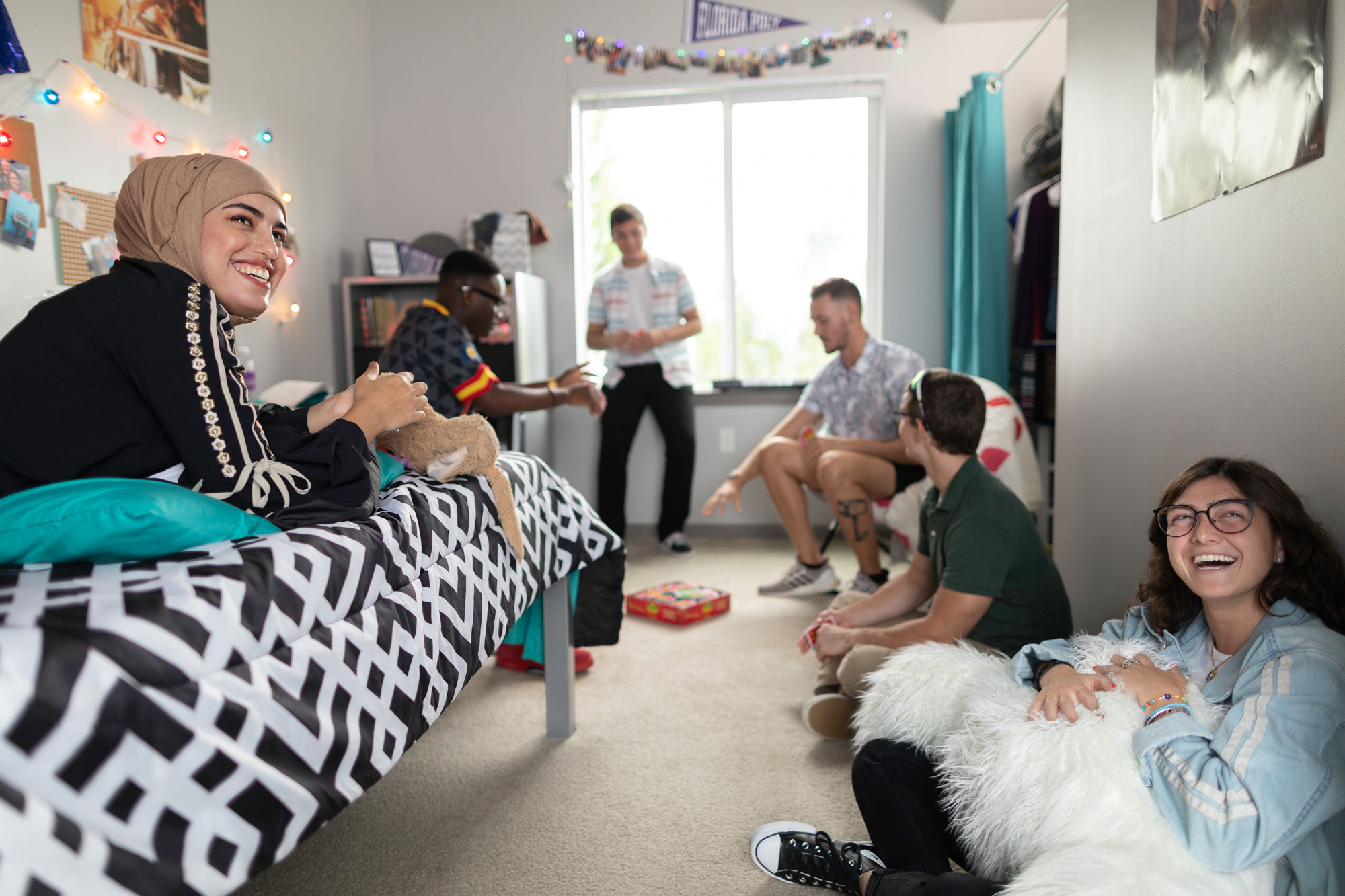 Group in dorms