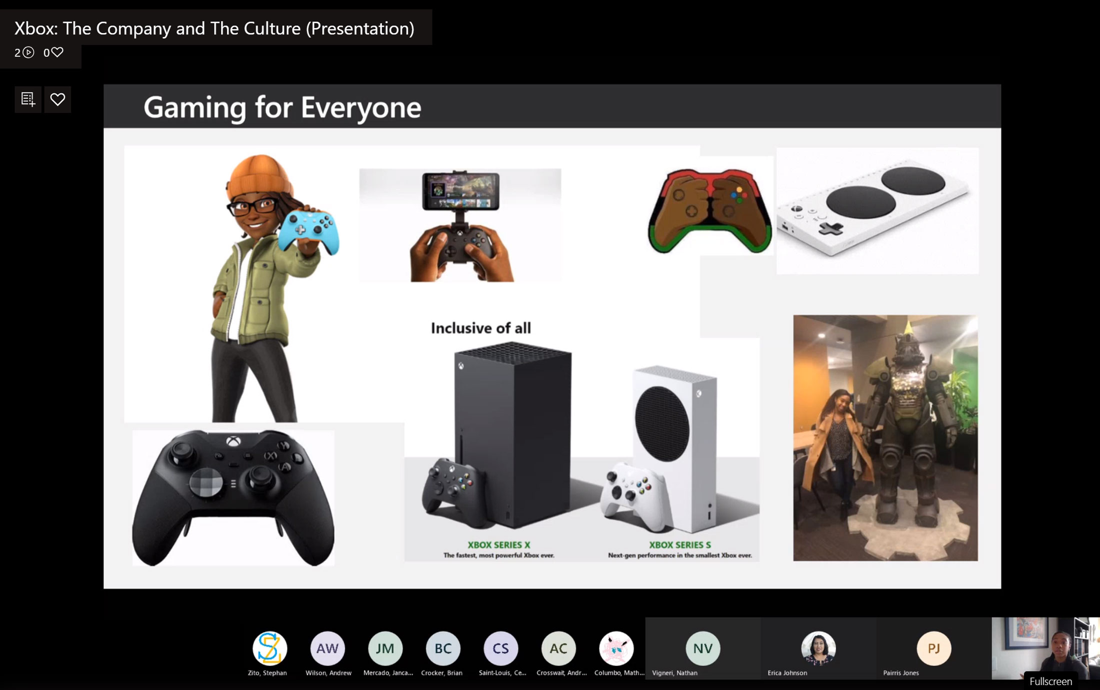 Xbox presentation