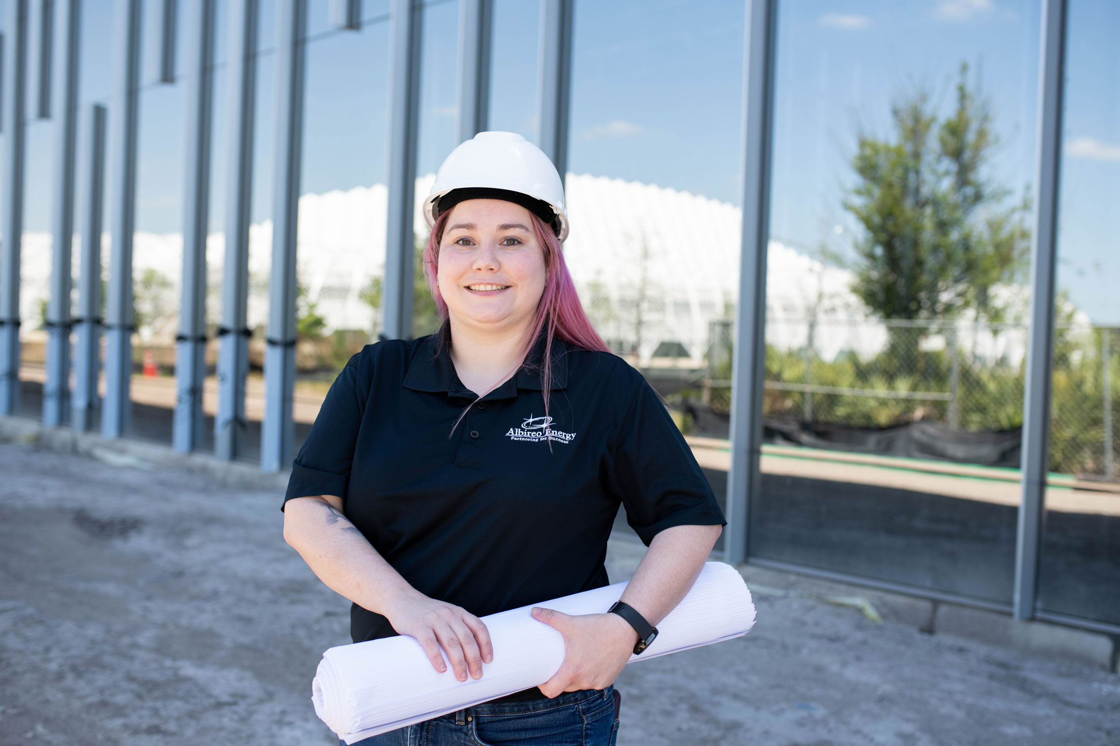 Engineering alumna puts skills to work in ARC construction