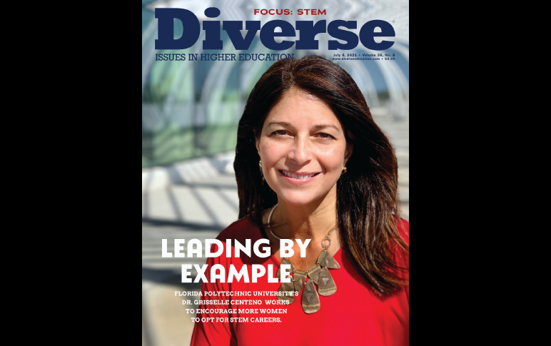 Florida Poly professor makes cover of nationwide diversity magazine