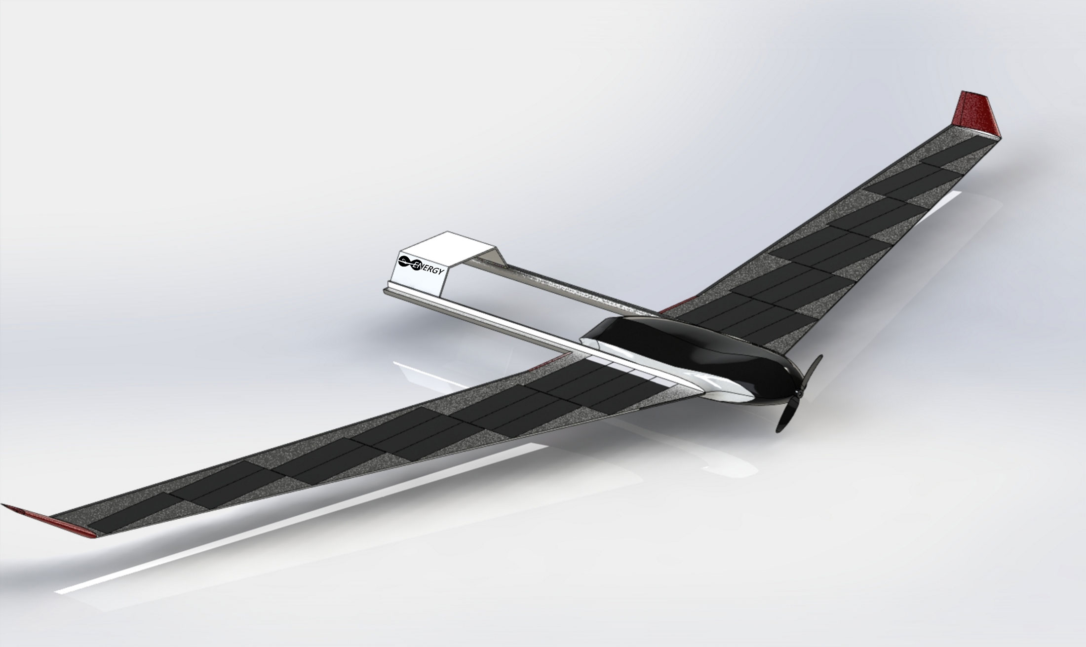 Solar powered sales rc airplane