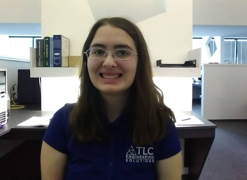 Skylar Rupert is completing an internship at TLC Engineering Solutions.