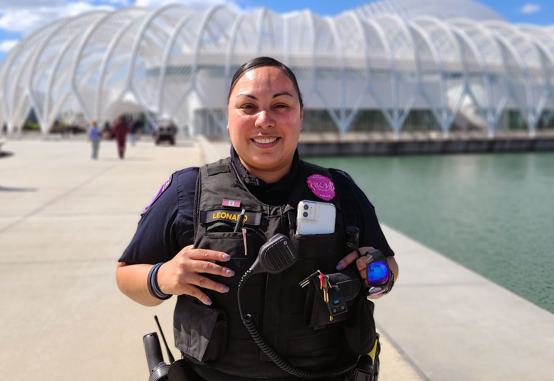 Florida Polytechnic University Police Sgt. Jeannette Leonard is an Air Force veteran.