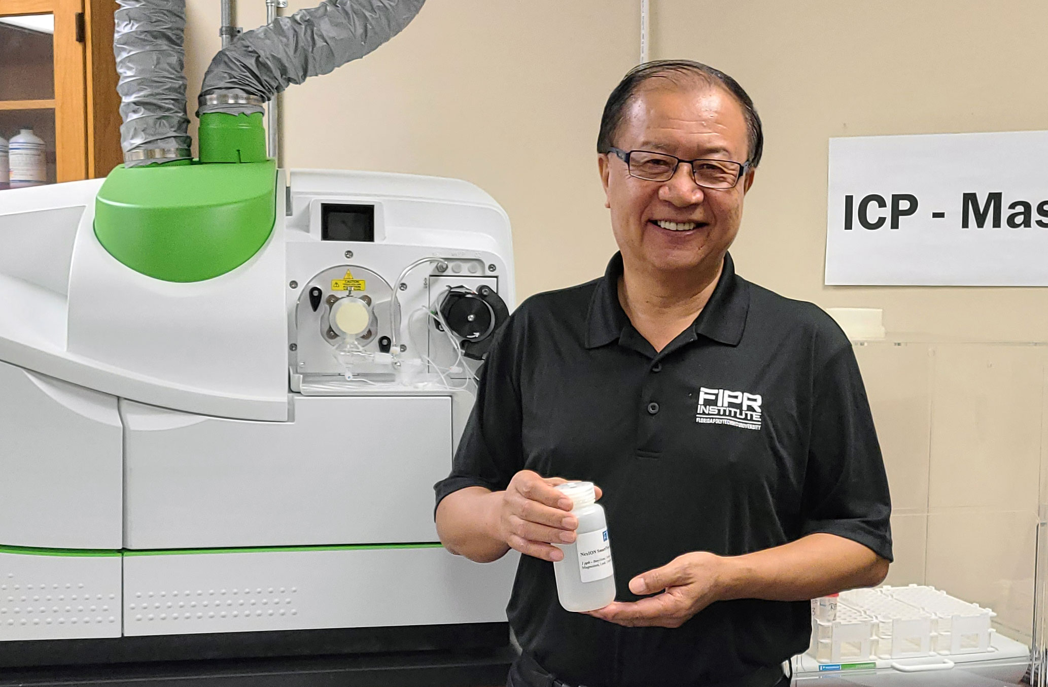 Dr. Patrick Zhang, research director of phosphate beneficiation and mining at Florida Polytechnic University’s Florida Industrial and Phosphate Research Institute.