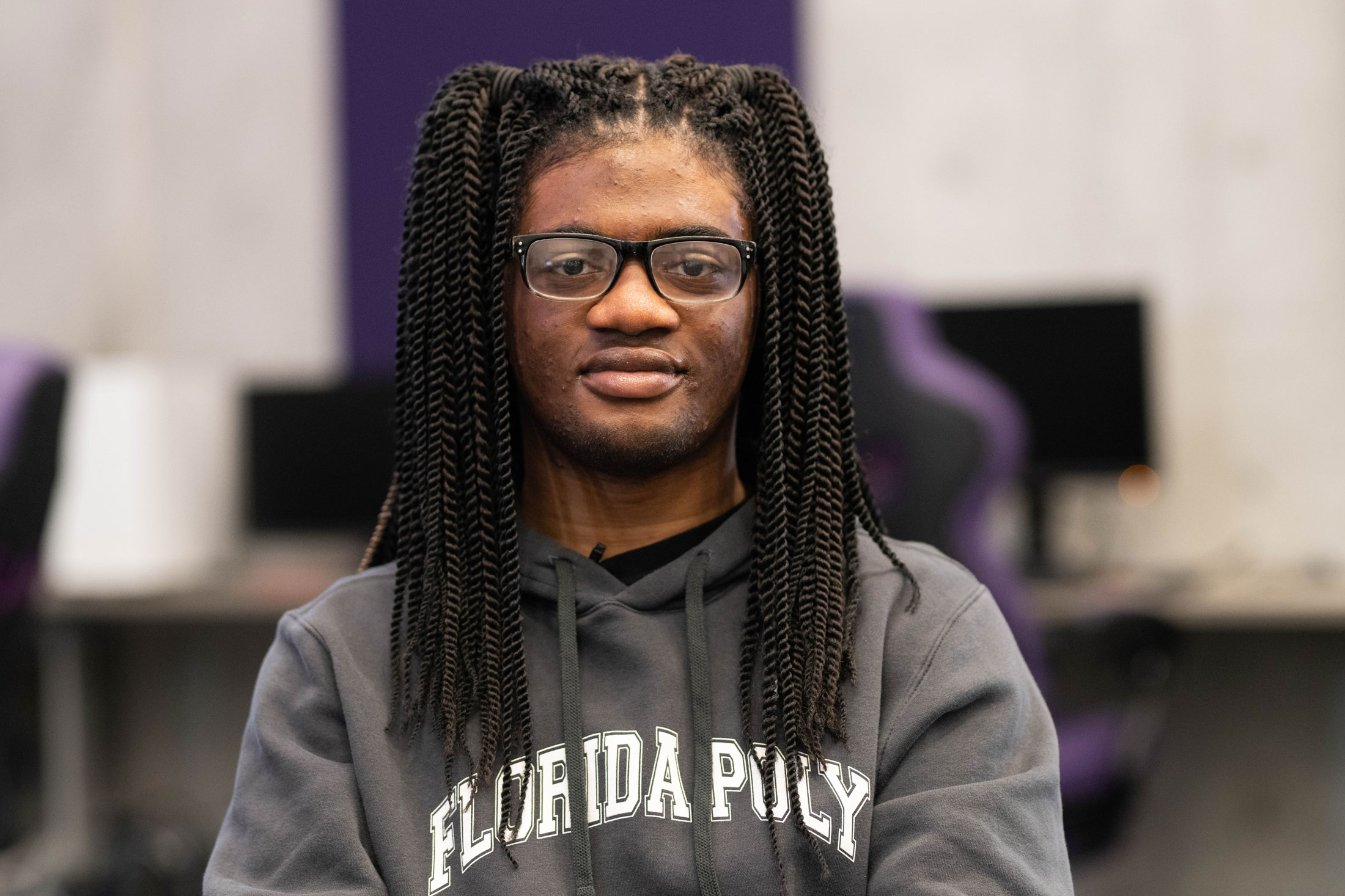 Ritchel Calvaire will receive his bachelor’s degree in computer engineering from Florida Polytechnic University.