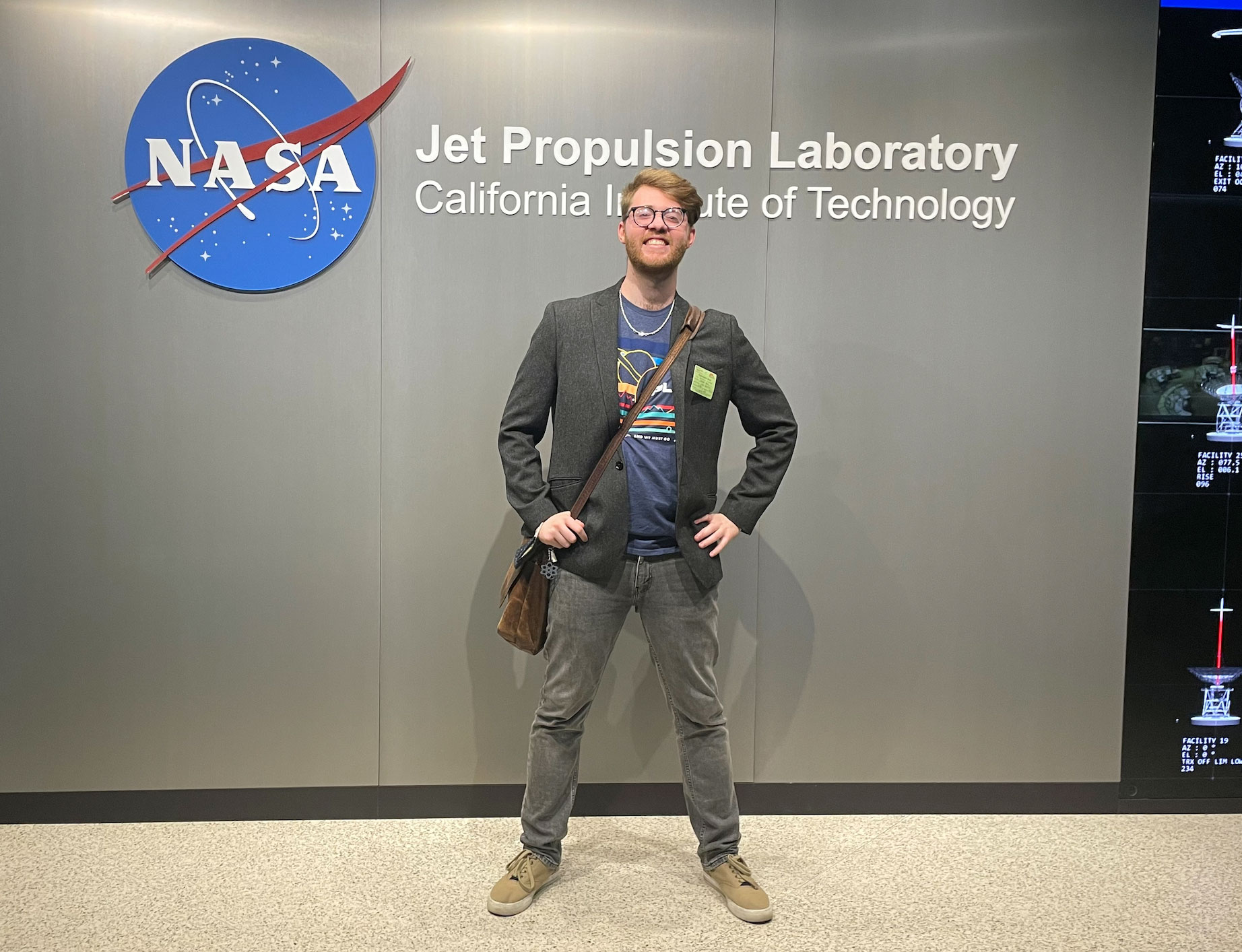 Graduate student Alex Perera is completing a highly competitive summer internship at NASA’s Jet Propulsion Laboratory.