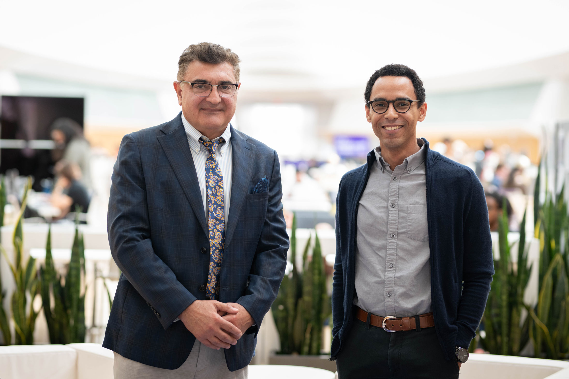 Dr. Shahram Taj and Dr. Rei Sanchez-Arias