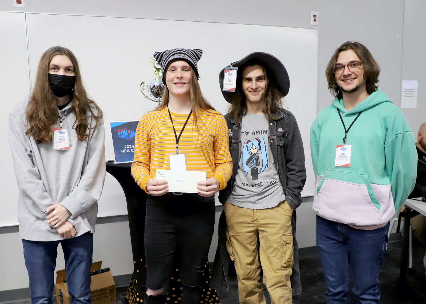 Florida Poly second-place game jam winners