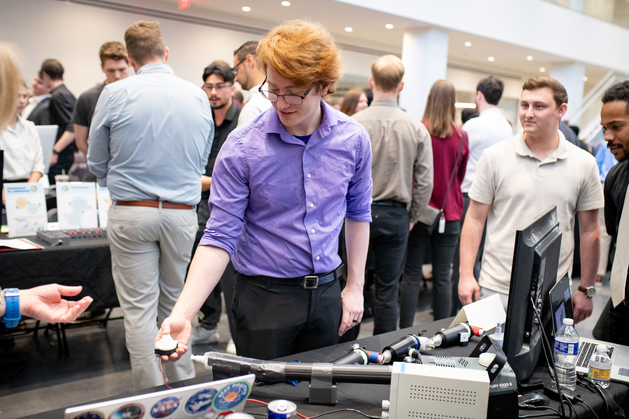 Seniors present innovative industry solutions at annual Capstone Showcase