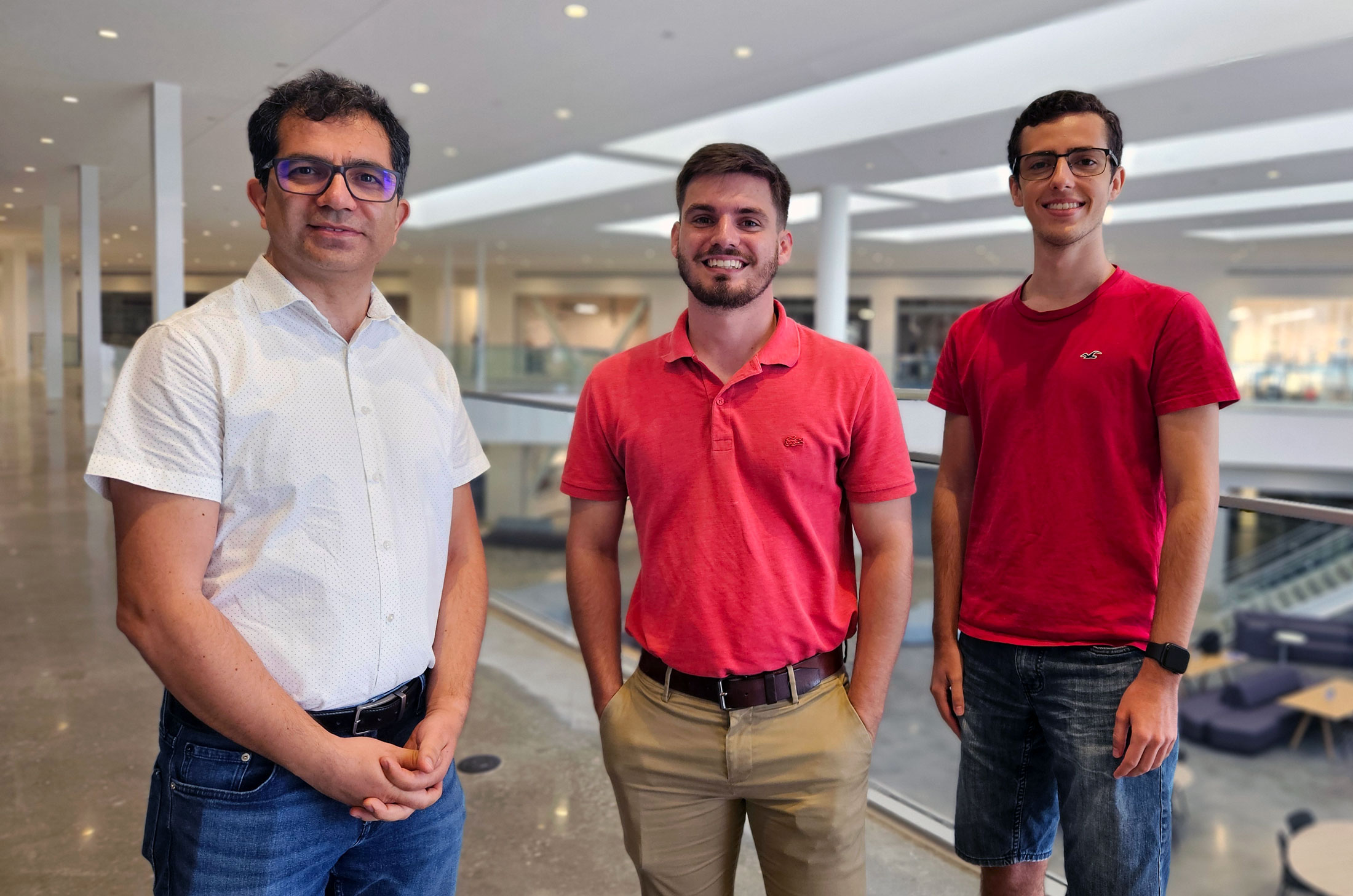 Dr. Oguzhan Topsakal, Jackson Harper and Colby Edell.