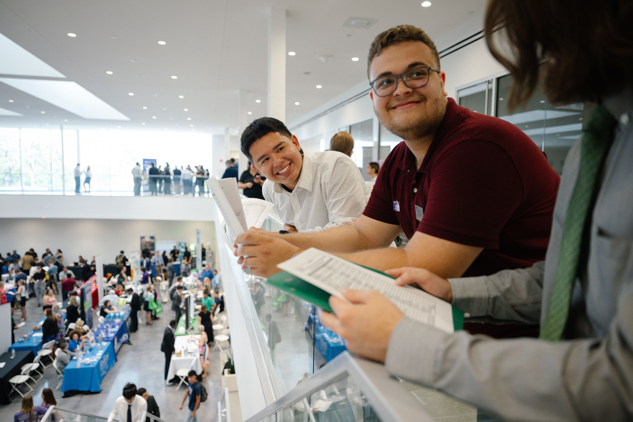 Students engage with top employers at record-breaking career fair