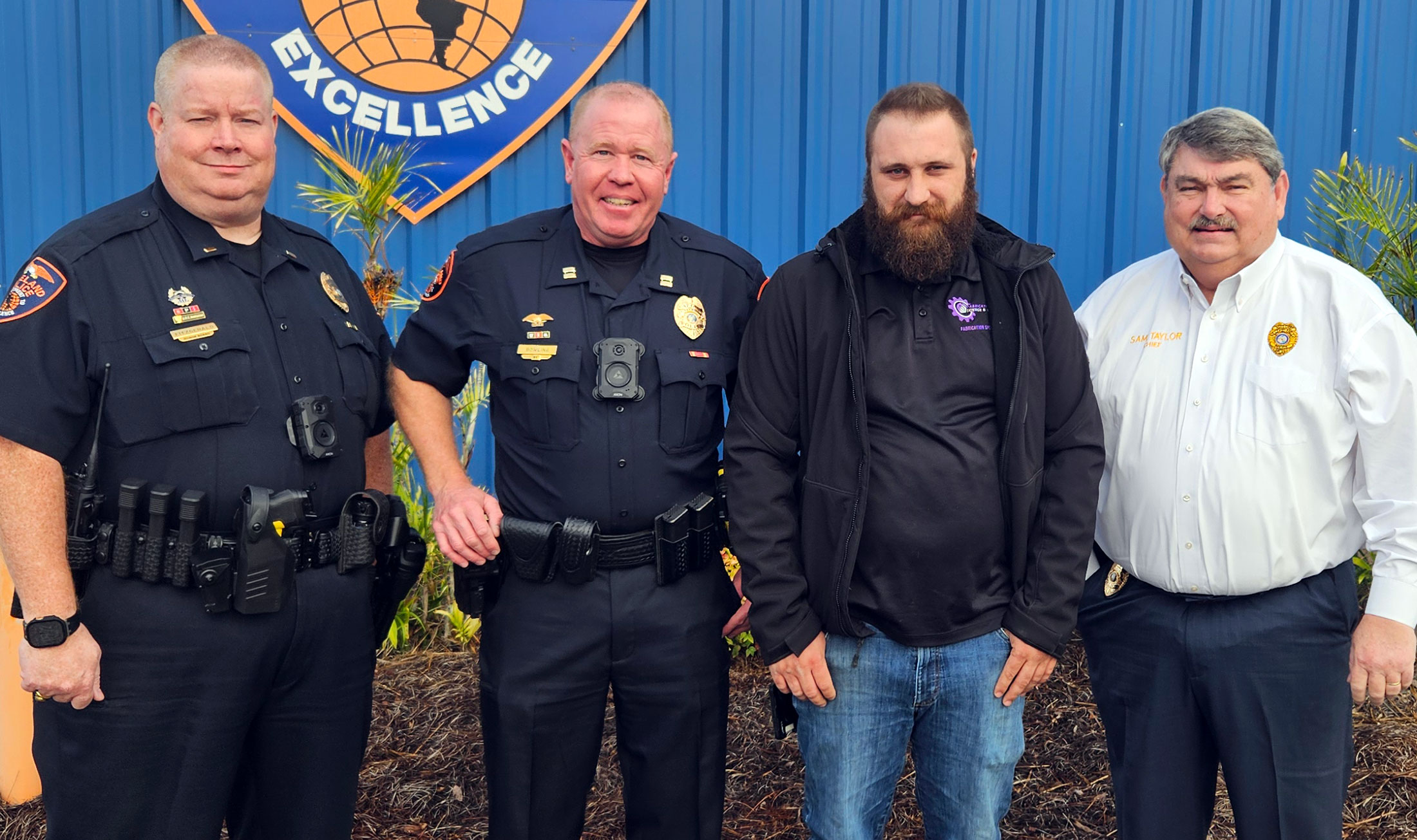 Lakeland Police and Mike Kalman from Florida Polytechnic University