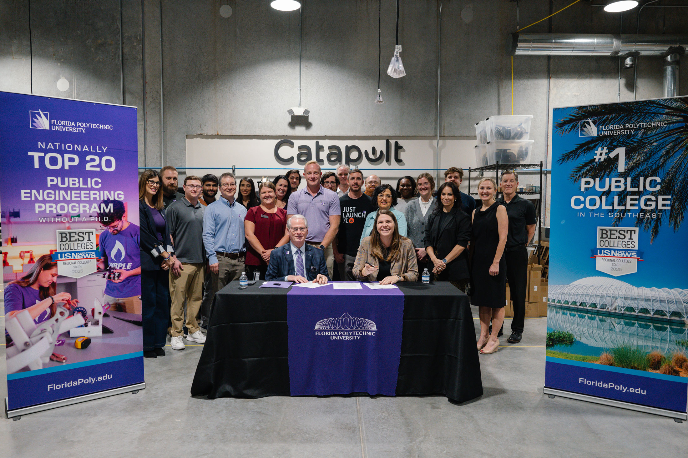 Florida Poly and Catapult team up to ignite tech innovation and economic growth