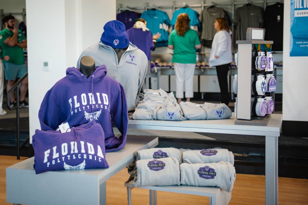 Items on display for Campus Store Opening