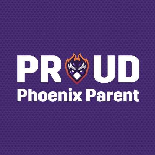 phoenix parent on purple background