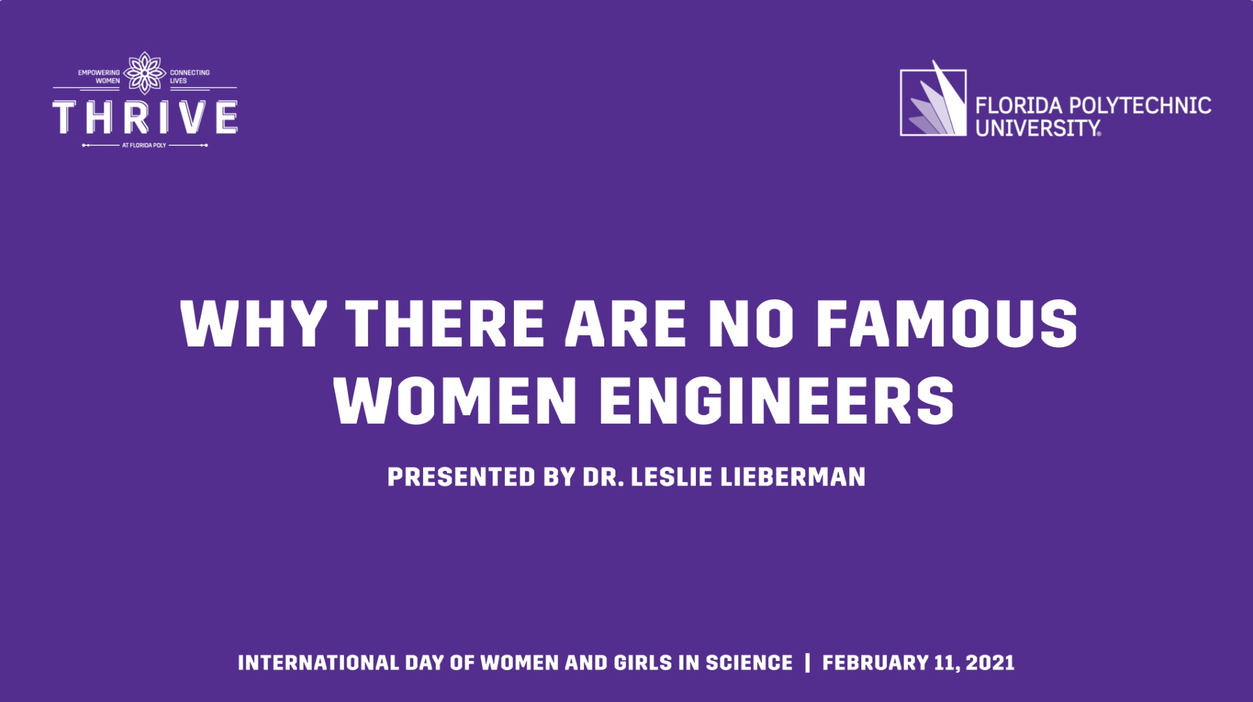Why There Are No Famous Women Engineers 