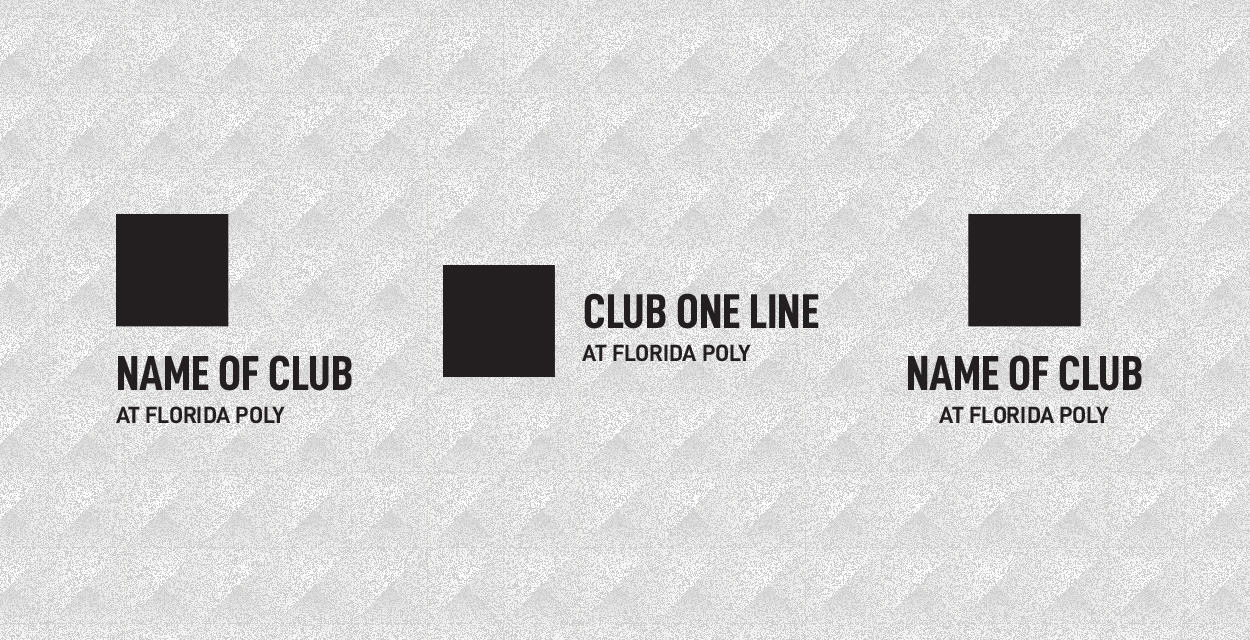 Club mark templates - one line