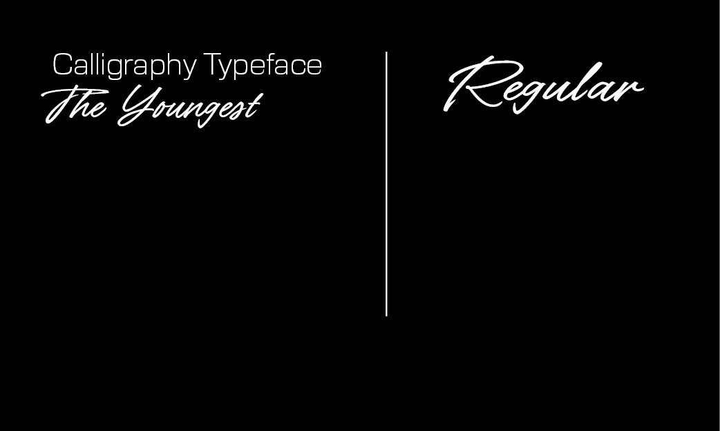 collegiate typeface - the youngest