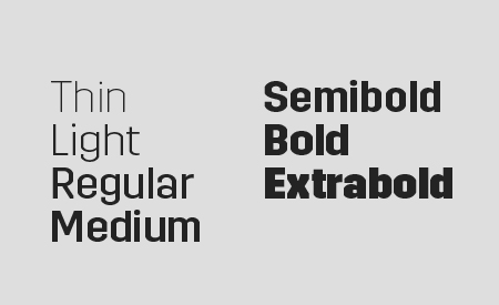 primary typeface - trim