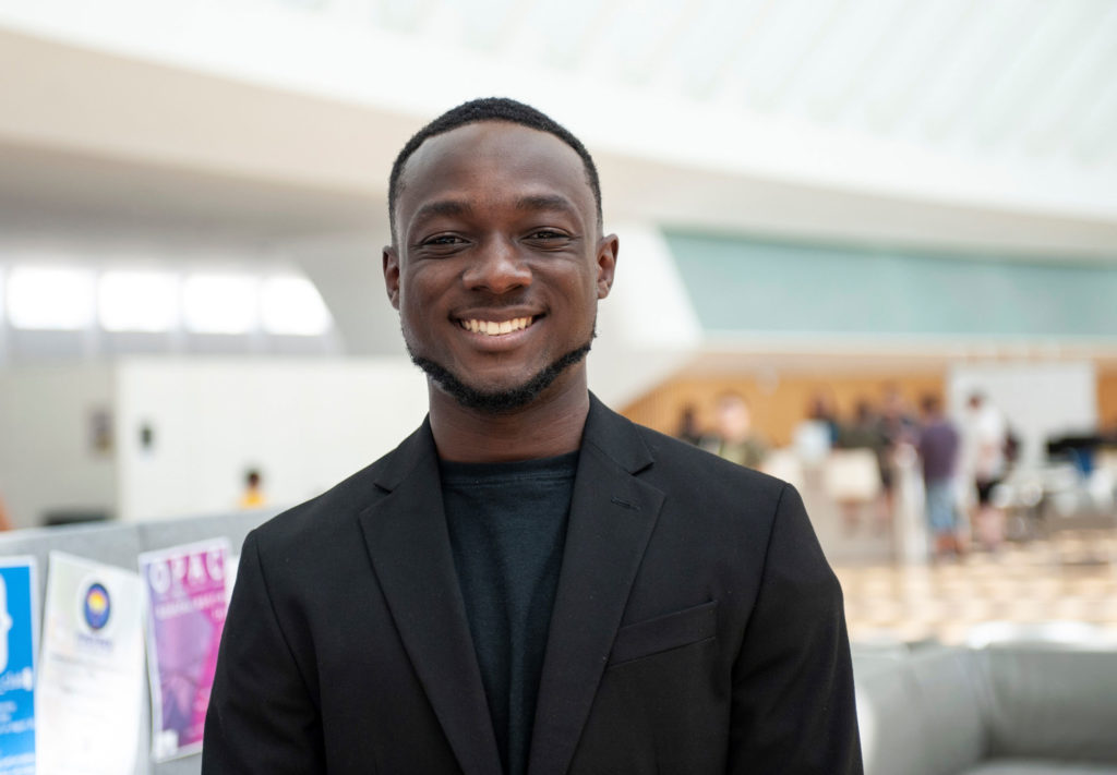 Senior Osaki Pokima prepares himself for life after college by attending the many career events and opportunities Florida Polytechnic University offers its students throughout the academic year.