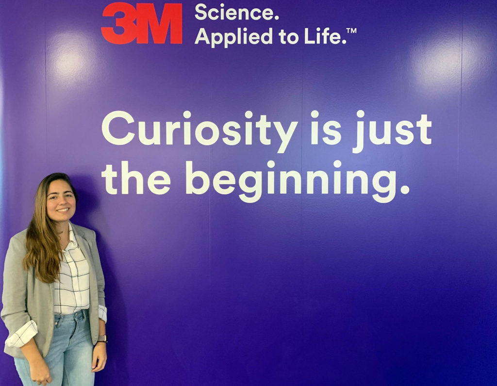 Florida Poly student interning at 3M.