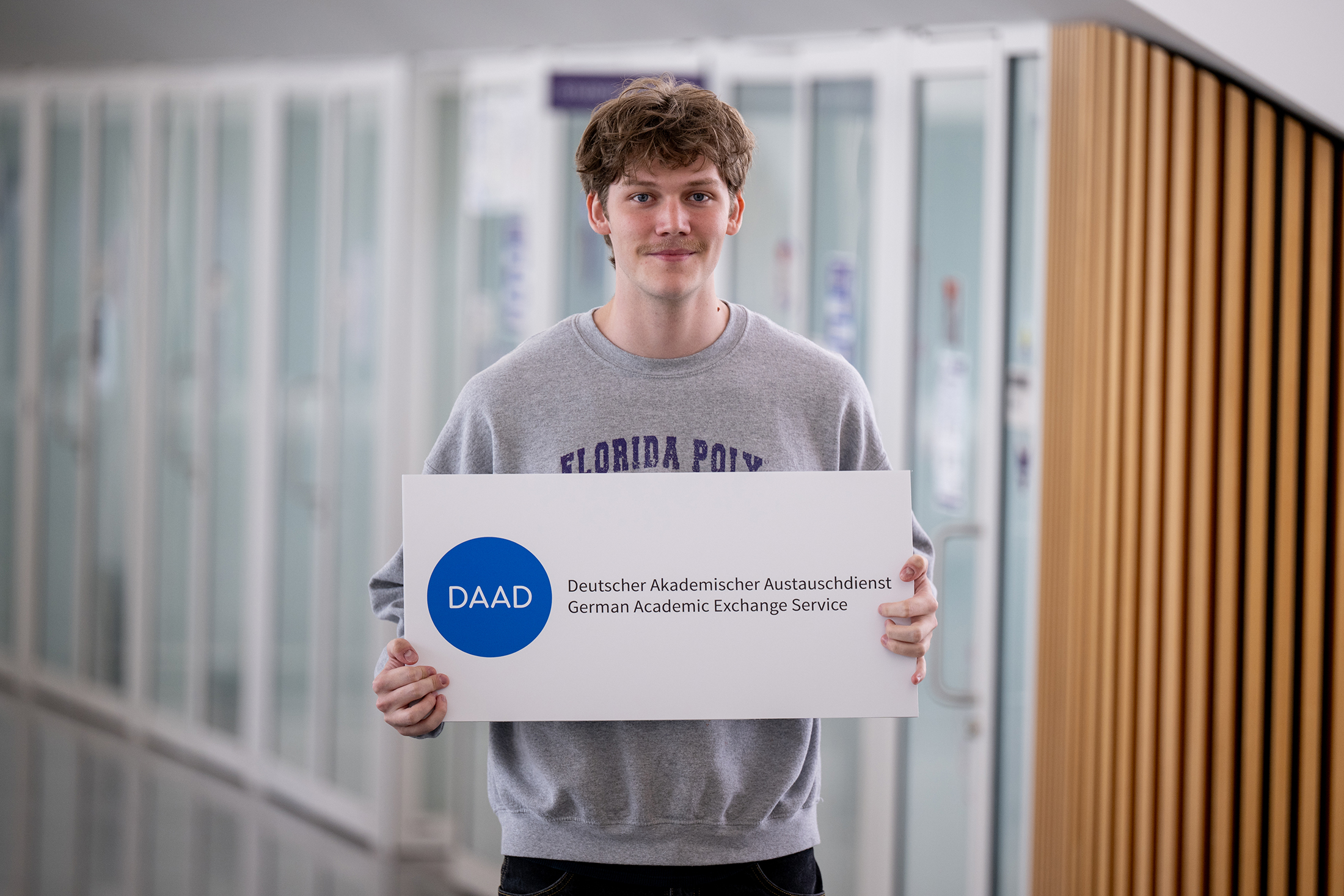 Senior Joseph Noble is part of the prestigious DAAD RISE program in Germany this summer, working to advance generative AI.