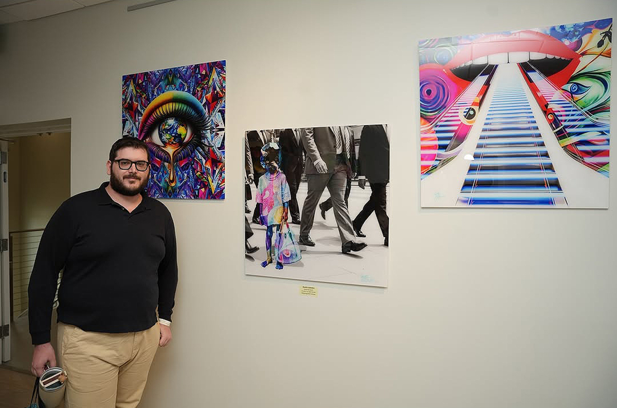 Austin Lubetkin '19 is a software engineer at Northrup Grumman and an accomplished digital artist. His Florida Poly degree is in computer science.