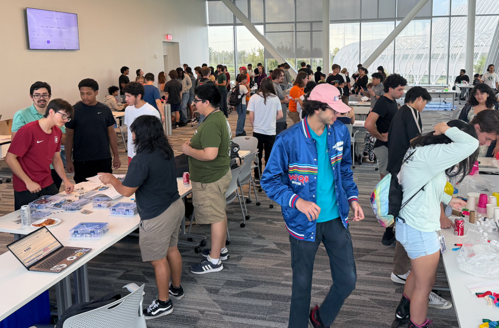 Students participate in the first Engineering Olympics at Florida Polytechnic University.