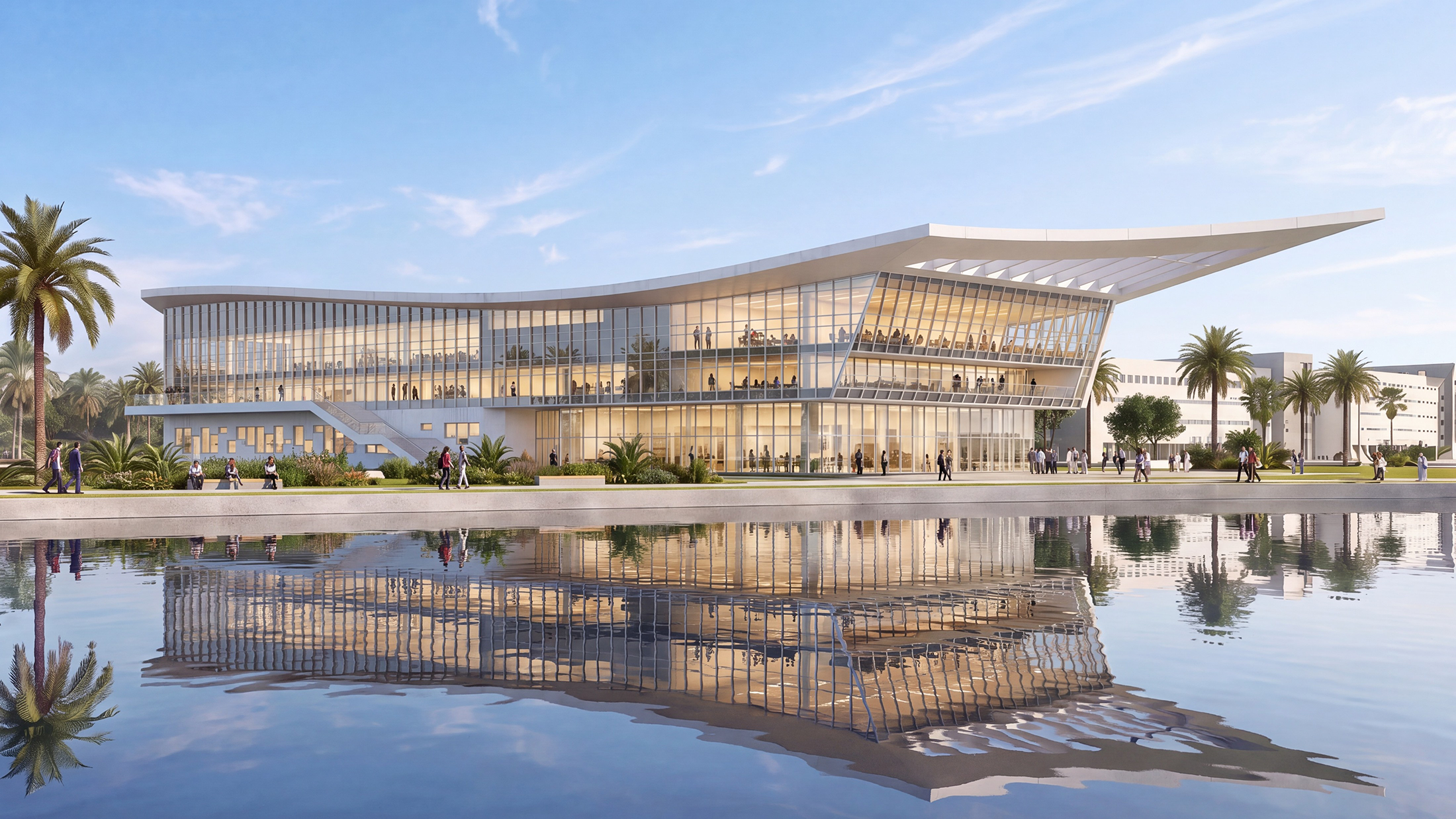 Rendering of the planned Student Achievement Center at Florida Polytechnic University.