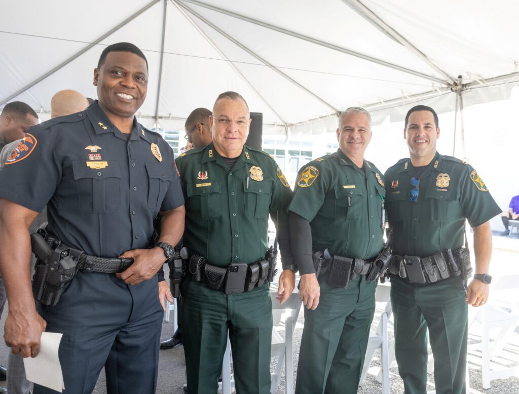 Officers from the Lakeland Police Department and Polk County Sheriff’s Office attended the event.