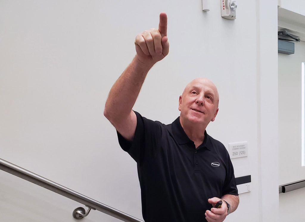 Joe Viscuso, senior vice president and director of strategic growth at Pennoni, an engineering and construction services firm, spoke to Florida Polytechnic University students during the first Innovation Speaker Series lecture of the fall semester.