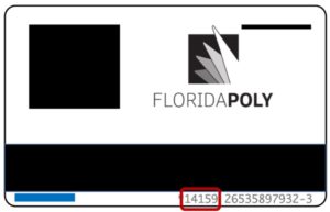 Verification PIN on FL Poly ID card