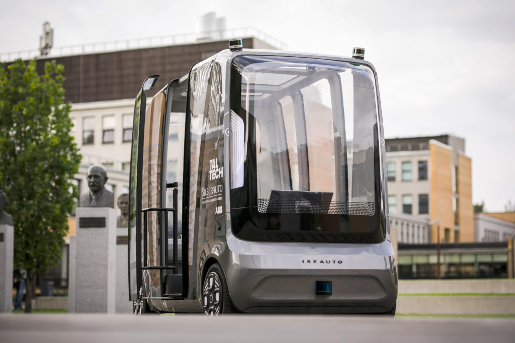 Photo of TalTech autonomous bus