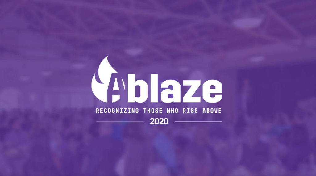 Ablaze logo.